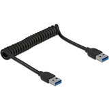 DeLOCK 85348 cavo USB 1,2 m USB 3.2 Gen 1 (3.1 Gen 1) USB A Nero Nero, 1,2 m, USB A, USB A, USB 3.2 Gen 1 (3.1 Gen 1), 5000 Mbit/s, Nero