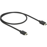DeLOCK 85386 cavo HDMI 0,5 m HDMI tipo A (Standard) Nero Nero, 0,5 m, HDMI tipo A (Standard), HDMI tipo A (Standard), Compatibilità 3D, 48 Gbit/s, Nero