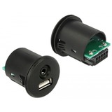 DeLOCK 85718 cavo USB 1,5 m USB A Nero Nero, 1,5 m, USB A, USB A, Nero