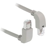 DeLOCK 85870 cavo di rete Grigio 0,5 m Cat6a S/FTP (S-STP) grigio, 0,5 m, Cat6a, S/FTP (S-STP), RJ-45, RJ-45