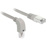 DeLOCK 85873 cavo di rete Grigio 0,5 m Cat6a S/FTP (S-STP) grigio, 0,5 m, Cat6a, S/FTP (S-STP), RJ-45, RJ-45