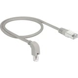 DeLOCK 85873 cavo di rete Grigio 0,5 m Cat6a S/FTP (S-STP) grigio, 0,5 m, Cat6a, S/FTP (S-STP), RJ-45, RJ-45