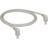 DeLOCK 85877 cavo di rete Grigio 1 m Cat6a S/FTP (S-STP) grigio, 1 m, Cat6a, S/FTP (S-STP), RJ-45, RJ-45