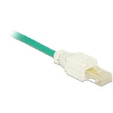 DeLOCK 86415 cavo di collegamento RJ-45 Bianco bianco, RJ-45, Bianco, U/UTP (UTP), 18 x 52,8 x 15 mm, Sacchetto di politene