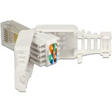 DeLOCK 86415 cavo di collegamento RJ-45 Bianco, Spina bianco, RJ-45, Bianco, U/UTP (UTP), 18 x 52,8 x 15 mm, Sacchetto di politene