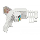 DeLOCK 86416 cavo di collegamento RJ-45 Bianco bianco, RJ-45, Bianco, Cat6, U/UTP (UTP), 18 mm, 52,8 mm