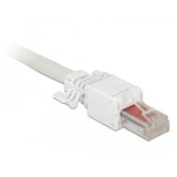 DeLOCK 86416 cavo di collegamento RJ-45 Bianco, Spina bianco, RJ-45, Bianco, Cat6, U/UTP (UTP), 18 mm, 52,8 mm
