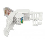 DeLOCK 86416 cavo di collegamento RJ-45 Bianco, Spina bianco, RJ-45, Bianco, Cat6, U/UTP (UTP), 18 mm, 52,8 mm