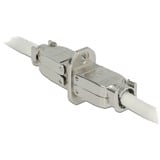 DeLOCK 86467 cavo di collegamento 2 x LSA Acciaio inossidabile argento, 2 x LSA, Acciaio inossidabile, Cat6a, S/UTP (STP), 23/24, 28 mm