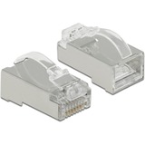DeLOCK 86474 cavo di collegamento RJ-45 Trasparente, Spina trasparente, RJ-45, Trasparente, Maschio, Dritto, Policarbonato, Cat6