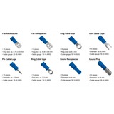 DeLOCK 86513 cavo di collegamento Blu, Rosso, Giallo, Connettore Blu, Rosso, Giallo, 170 pz