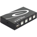DeLOCK 87634 switch seriali Cablato, Commutatore USB Cablato, 112 x 67 x 29 mm