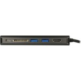 DeLOCK 87721 hub di interfaccia USB 3.2 Gen 1 (3.1 Gen 1) Type-A Nero antracite, USB 3.2 Gen 1 (3.1 Gen 1) Type-A, HDMI, USB 3.2 Gen 1 (3.1 Gen 1) Type-A, USB 3.2 Gen 1 (3.1 Gen 1) Type-C, MMC, SD, SDHC, SDXC, Nero, 0,15 m, USB