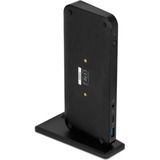 DeLOCK 87746 replicatore di porte e docking station per notebook Cablato Nero Nero, Cablato, 85 W, 3,5 mm, 10,100,1000 Mbit/s, Nero, Kensington