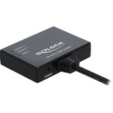 DeLOCK 87747 ripartitore video HDMI 2x HDMI Nero, HDMI, 2x HDMI, 3840 x 2160 Pixel, Nero, Plastica, 4K Ultra HD