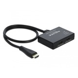 DeLOCK 87747 ripartitore video HDMI 2x HDMI, Splitter HDMI Nero, HDMI, 2x HDMI, 3840 x 2160 Pixel, Nero, Plastica, 4K Ultra HD