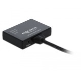 DeLOCK 87747 ripartitore video HDMI 2x HDMI, Splitter HDMI Nero, HDMI, 2x HDMI, 3840 x 2160 Pixel, Nero, Plastica, 4K Ultra HD
