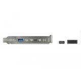 DeLOCK 89934 cavo USB 0,5 m USB 3.2 Gen 2 (3.1 Gen 2) USB C USB A Nero, Staffa slot Nero, 0,5 m, USB C, USB A, USB 3.2 Gen 2 (3.1 Gen 2), 10000 Mbit/s, Nero