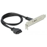 DeLOCK 89937 cavo USB 0,5 m USB 3.2 Gen 1 (3.1 Gen 1) USB C Nero, Acciaio inossidabile Nero, 0,5 m, USB C, USB 3.2 Gen 1 (3.1 Gen 1), Maschio/Maschio, 5000 Mbit/s, Nero, Acciaio inossidabile
