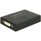DeLOCK DVI Commutatori video, Switch DVI Nero, DVI, Nero, Plastica, 3840 x 2160 Pixel, 820 mm, 620 mm