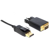 DeLOCK Displayport > DVI 24+1 m/m 5m DVI-D Nero, 5 m, Displayport, DVI-D, Maschio/Maschio