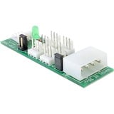 DeLOCK Distribution Board 6x fan 5V/12V scheda di interfaccia e adattatore PC, 3.5 Molex or 4-pin FDD, 5/12V