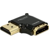 DeLOCK HDMI/HDMI Nero, Cavo Nero, HDMI, HDMI, Nero