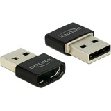 DeLOCK HDMI/USB-A adattatore grafico USB Nero, Argento Nero, Nero, Argento, Scatola, 16,6 mm, 23,4 mm, 6,8 mm, 1 pz