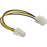 DeLOCK Power cable P4 male/female 0,15 m 0,15 m, Maschio, Femmina