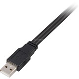 DeLOCK USB data / power cable cavo USB Nero/Rosso