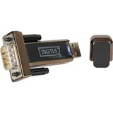 Digitus Adattatore seriale USB 2.0 Nero, USB 2.0, D-Sub 9 Male, Nero