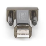 Digitus Adattatore seriale USB 2.0 Nero, D-Sub, USB, Nero