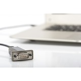 Digitus Adattatore seriale USB tipo C™ Nero, Nero, 1 m, DB-9, Maschio, Maschio, Cina