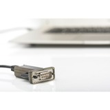 Digitus Adattatore seriale USB tipo C™ Nero, Nero, 1 m, DB-9, Maschio, Maschio, Cina