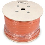 Digitus Cavo di installazione con doppino intrecciato CAT 7 S-FTP, AWG 23/1 arancione , AWG 23/1, 1000 m, Cat7, S/FTP (S-STP)
