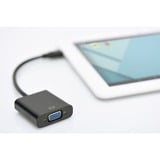 Digitus Convertitore Micro HDMI - VGA Nero, HDMI tipo D (Micro), VGA (D-Sub), 1920 x 1080 Pixel, 1080p, Nero, Cina