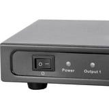 Digitus DS-43302 ripartitore video HDMI 8x HDMI, Splitter HDMI Nero, HDMI, 8x HDMI, 1920 x 1200 Pixel, 225 MHz, 480i,480p,576i,576p,720p,1080i,1080p, DTS-HD,Dolby Digital,Dolby TrueHD