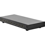 Digitus DS-43302 ripartitore video HDMI 8x HDMI, Splitter HDMI Nero, HDMI, 8x HDMI, 1920 x 1200 Pixel, 225 MHz, 480i,480p,576i,576p,720p,1080i,1080p, DTS-HD,Dolby Digital,Dolby TrueHD