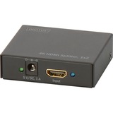 Digitus DS-46304 ripartitore video HDMI 2x HDMI, Splitter HDMI Nero, HDMI, 2x HDMI, 4096 x 2160 Pixel, Nero, 36 bit, 5 V