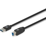 HP 2UX12AA cavo USB 1 m USB A USB B Nero Nero, 1 m, USB A, USB B, Nero