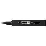 ICY BOX IB-AC1031 DisplayPort DVI-D + VGA (D-Sub) + HDMI Nero Nero, DisplayPort, DVI-D + VGA (D-Sub) + HDMI, Maschio, Femmina, Dritto, 3840 x 2160 Pixel