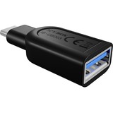 ICY BOX USB 3.0 C - USB 3.0 A Nero, Adattatore Nero, USB 3.0 C, USB 3.0 A, Nero