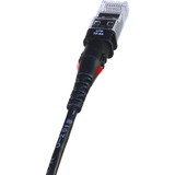 Patchsee TP-6A-U/8 cavo di rete Nero 2,4 m Cat6a U/UTP (UTP) Nero, 2,4 m, Cat6a, U/UTP (UTP), RJ-45, RJ-45