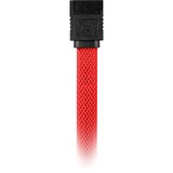 Sharkoon 0.45m, 2xSataIII cavo SATA 0,45 m SATA 7-pin Rosso rosso, 2xSataIII, 0,45 m, SATA III, SATA 7-pin, SATA 7-pin, Maschio/Maschio, Rosso