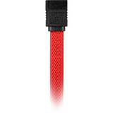 Sharkoon 0.45m, 2xSataIII cavo SATA 0,45 m SATA 7-pin Rosso rosso, 2xSataIII, 0,45 m, SATA III, SATA 7-pin, SATA 7-pin, Maschio/Maschio, Rosso