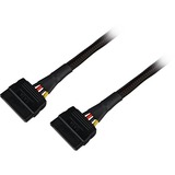 Sharkoon 15Pin SATA > 2x 15Pin SATA, Cavo a Y Nero