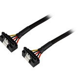 Sharkoon 15Pin SATA > 2x 15Pin SATA, Cavo a Y Nero