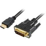 Sharkoon 2m, HDMI/DVI-D Nero Nero, HDMI/DVI-D, 2 m, HDMI, DVI-D, Maschio, Maschio, 1920 x 1080 Pixel
