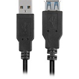 Sharkoon 3m, 2xUSB3.0-A cavo USB USB 3.2 Gen 1 (3.1 Gen 1) USB A Nero Nero, 2xUSB3.0-A, 3 m, USB A, USB A, USB 3.2 Gen 1 (3.1 Gen 1), Maschio/Femmina, Nero