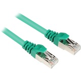 Sharkoon 4044951014842 cavo di rete Verde 1 m Cat6 S/FTP (S-STP) verde, 1 m, Cat6, S/FTP (S-STP), RJ-45, RJ-45
